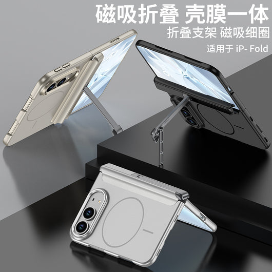 iPhone Duo MagSafe Katlanır Standlı Sert Kılıf